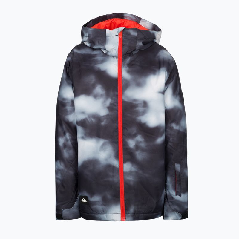 Quiksilver Mission gedruckt Kinder Snowboard Jacke schwarz EQBTJ03148