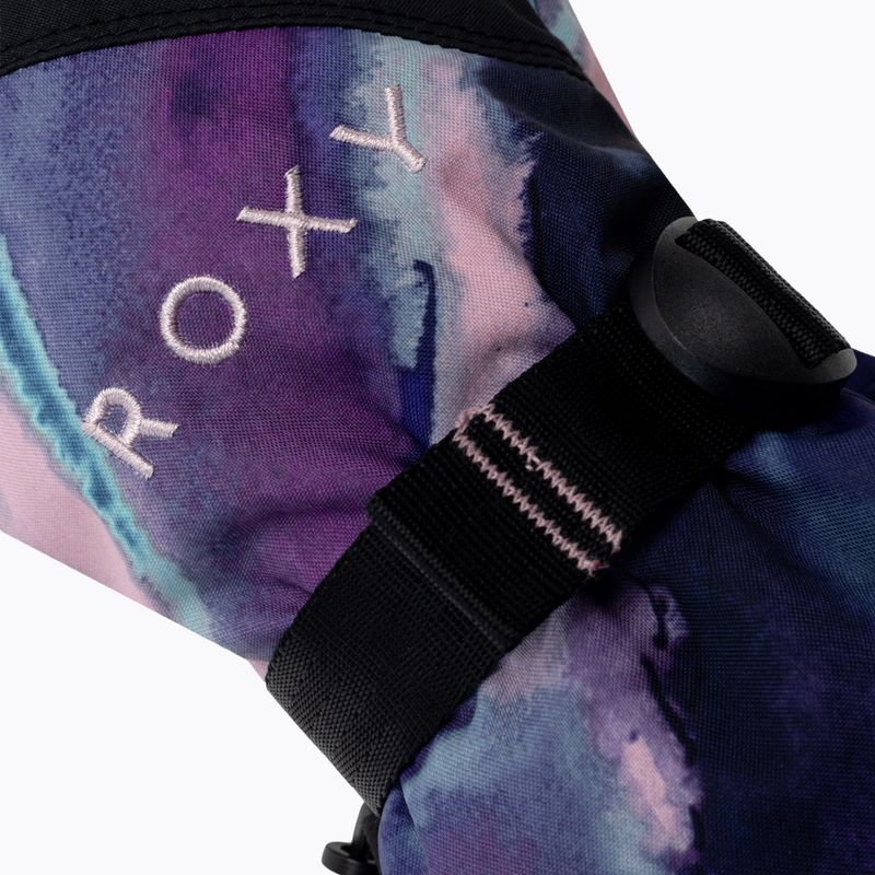 Snowboard-Handschuhe für Frauen ROXY Jetty 2021 niebieski/fioletowo/różowo/czarny 4