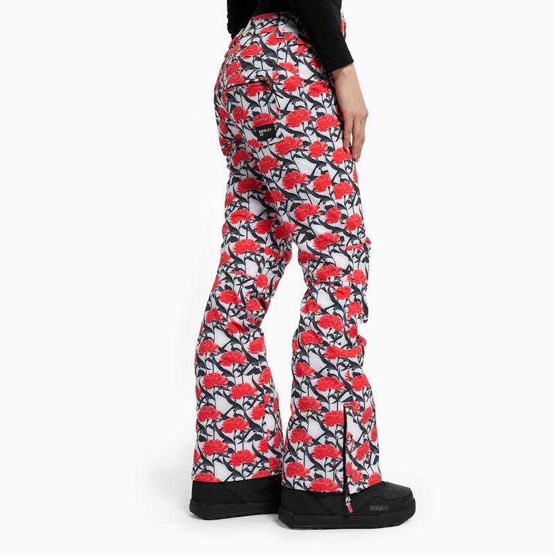 Snowboard-Hose für Frauen ROXY Rowley X ROXY High 2021 bright white/white red 3