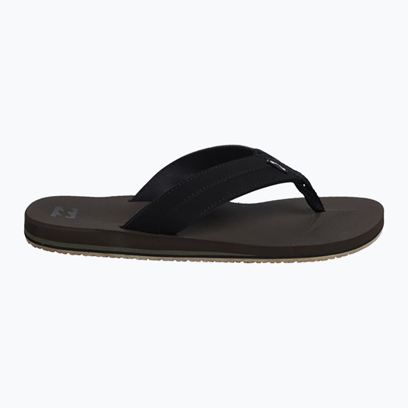 Herren Billabong All Day Impact Flip Flops Schokolade MFOT1BAD-CHO 2