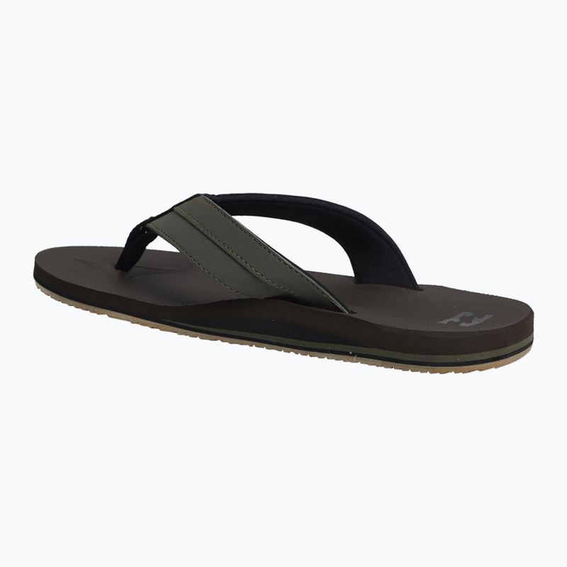 Herren Billabong All Day Impact Flip Flops Schokolade MFOT1BAD-CHO 3