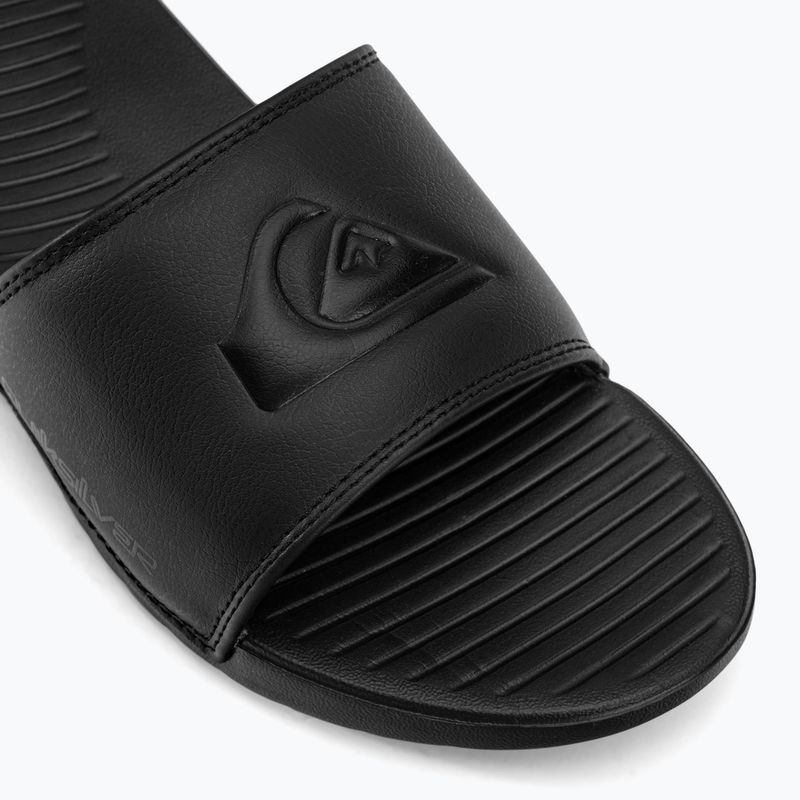 Herren-Flip-Flops Quiksilver Bright Coast Slide solid black 7