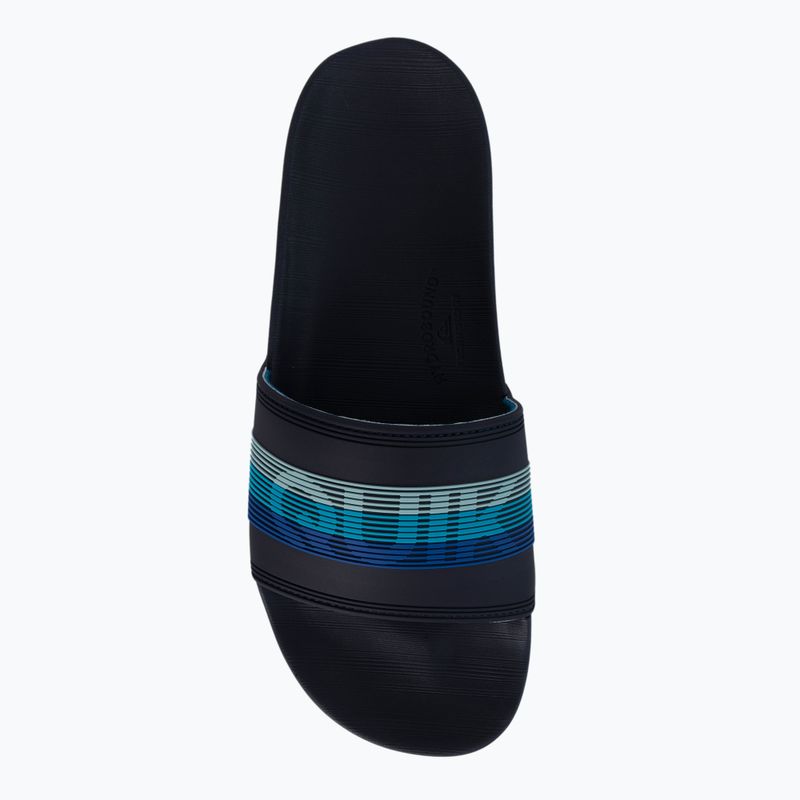 Herren-Flip-Flops Quiksilver Rivi Wordmark Slide blue/blue/blue 6
