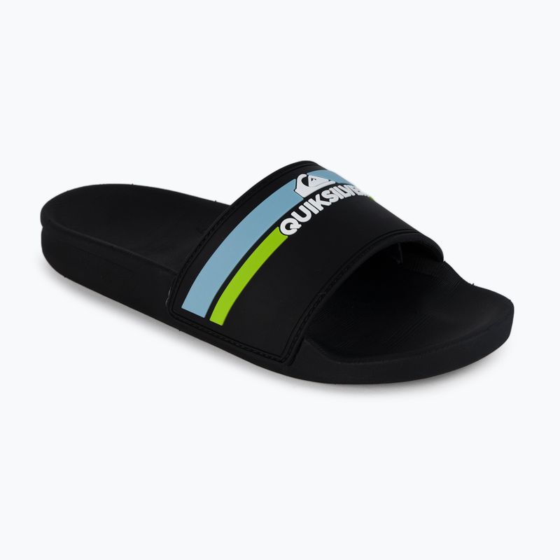 Flip-Flops für Kinder Quiksilver Rivi Slide black/orange/blue