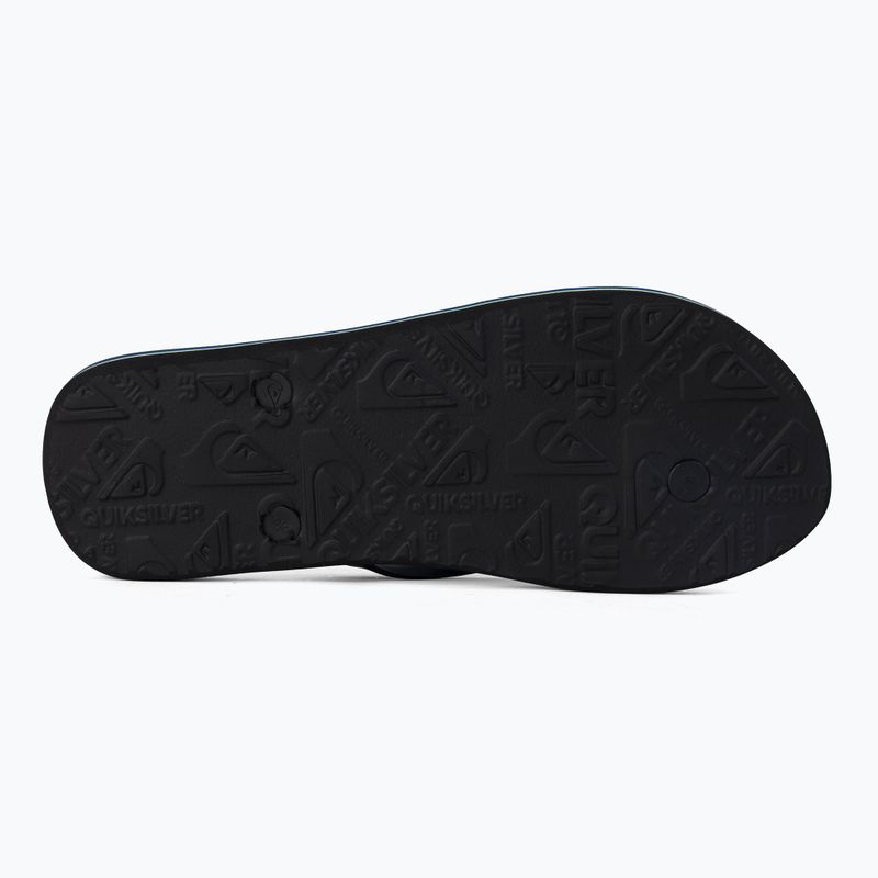 Herren-Flip-Flops Quiksilver Molokai Newwave black/blue/blue 4