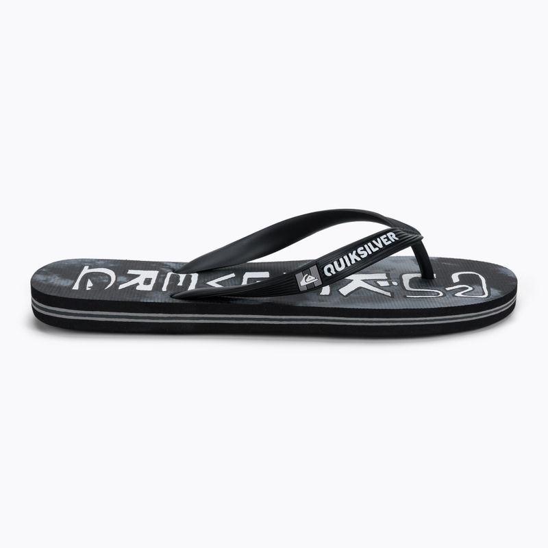 Herren-Flip-Flops Quiksilver Molokai Acid Drop black 2