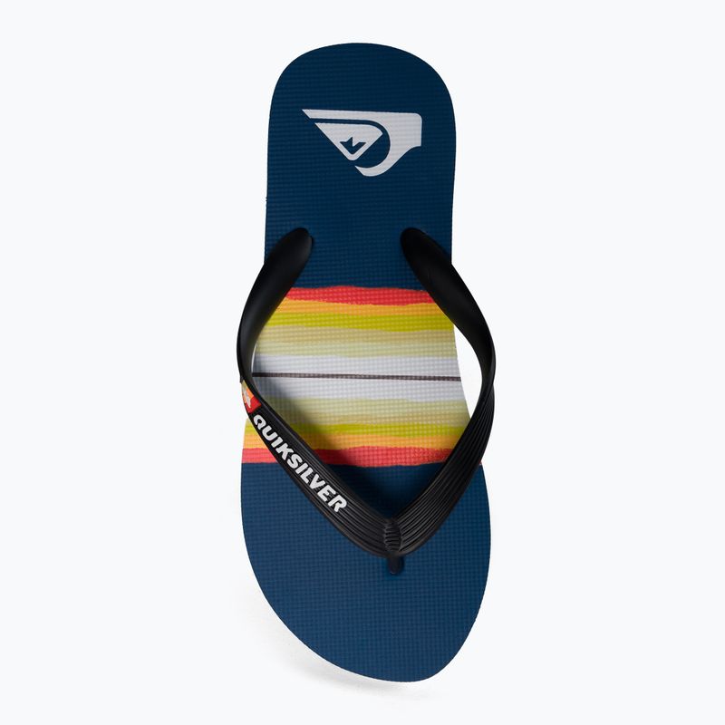 Herren-Flip-Flops Quiksilver Molokai Resin Tint blue 6