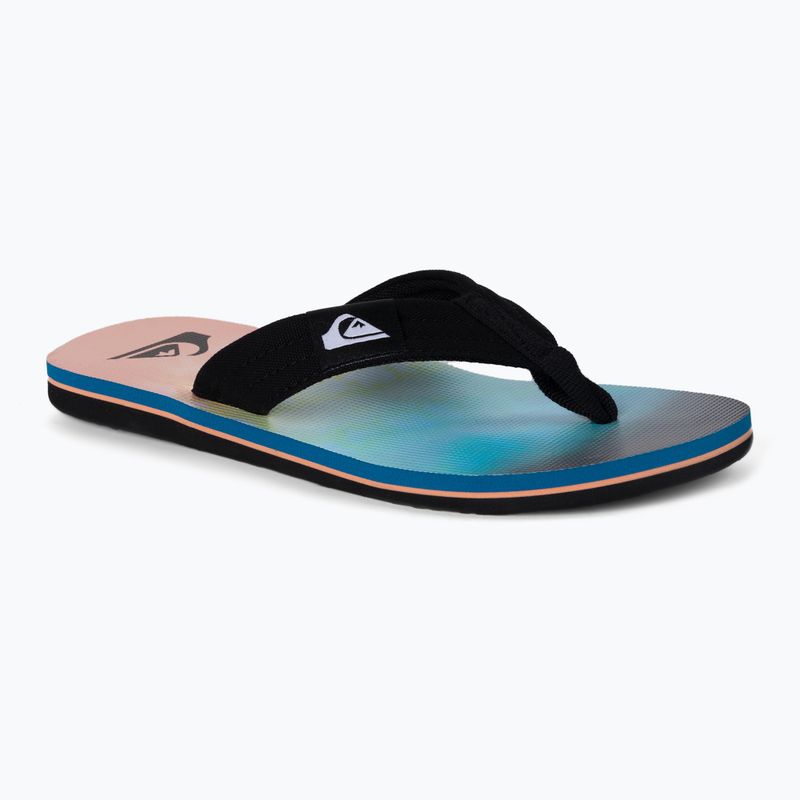 Herren-Flip-Flops Quiksilver Molokai Layback blue/blue/orange
