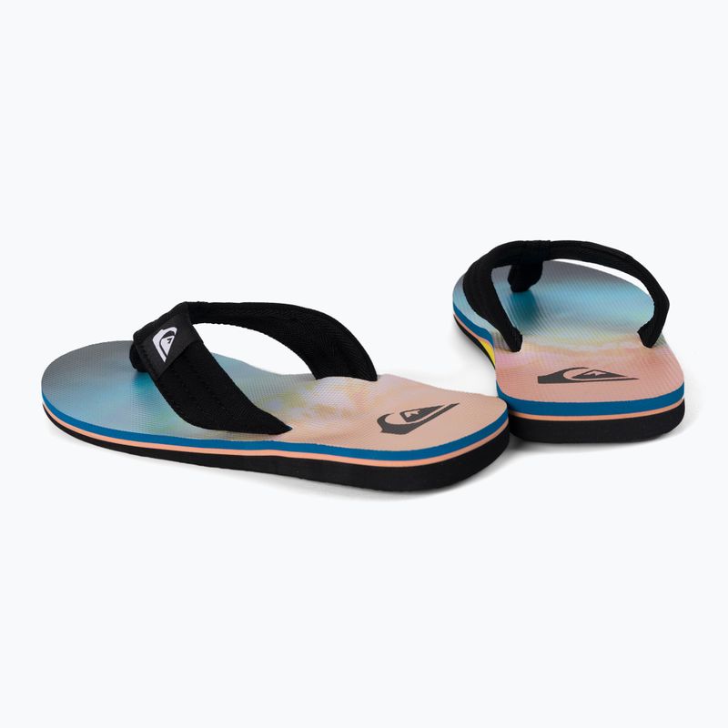 Herren-Flip-Flops Quiksilver Molokai Layback blue/blue/orange 3