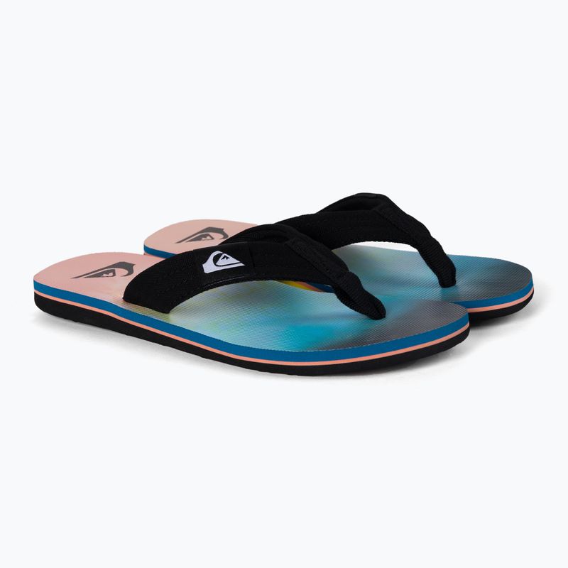 Herren-Flip-Flops Quiksilver Molokai Layback blue/blue/orange 5