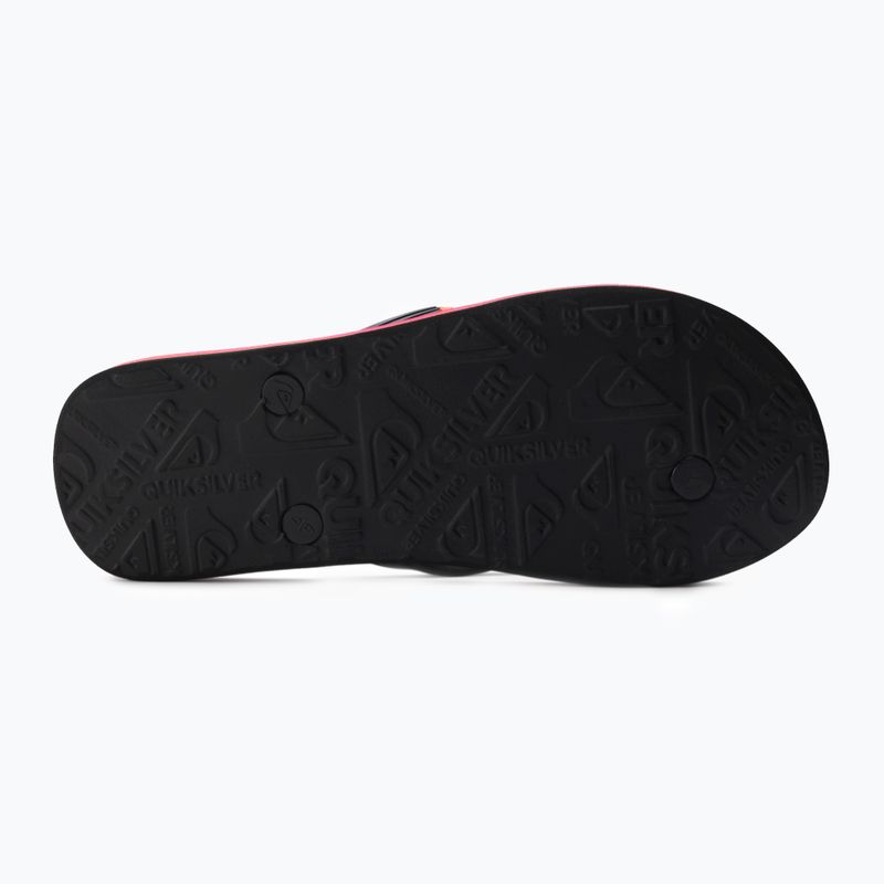 Herren-Flip-Flops Quiksilver Molokai Acid Drop black/orange/orange 4