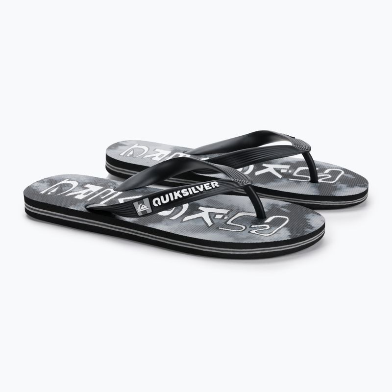 Kinder-Flip-Flops Quiksilver Molokai Acid Drop black 5