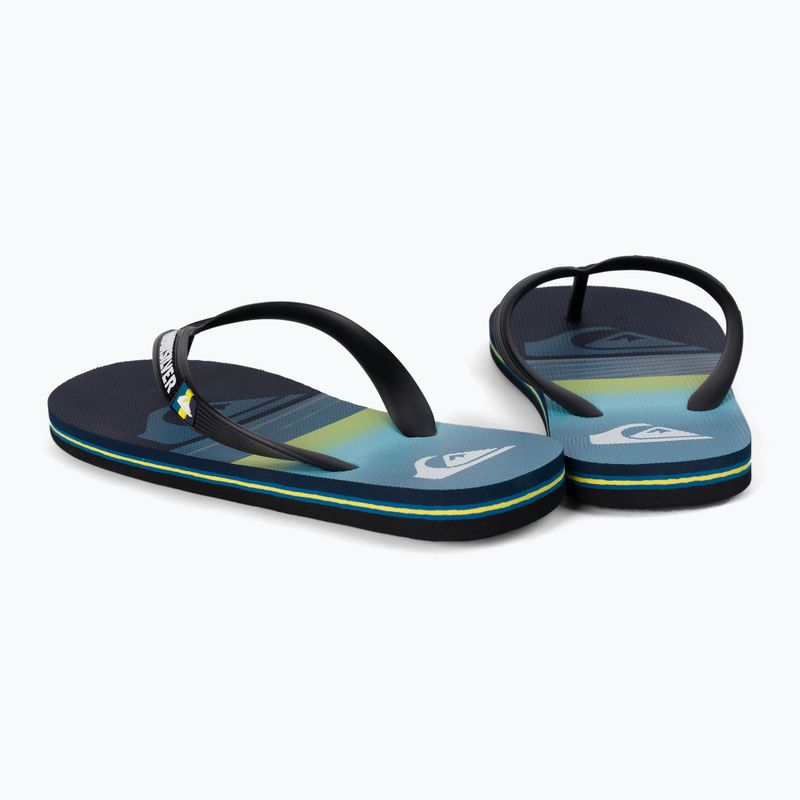 Kinder-Flip-Flops Quiksilver Molokai Art B blue 1 3