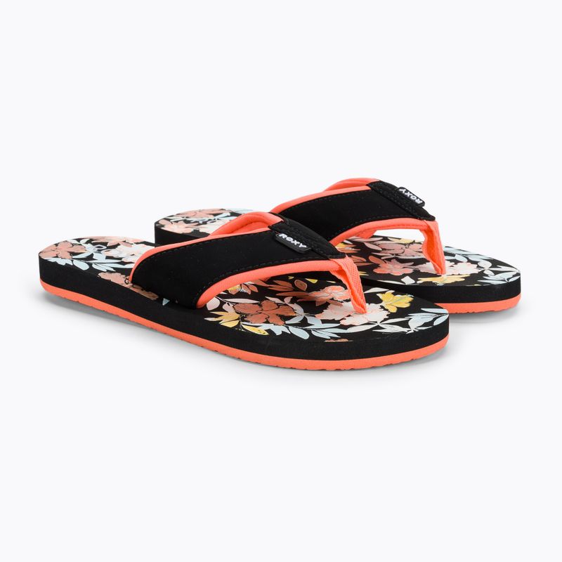 Damen-Flip-Flops ROXY Coastin Print 2021 black print 5