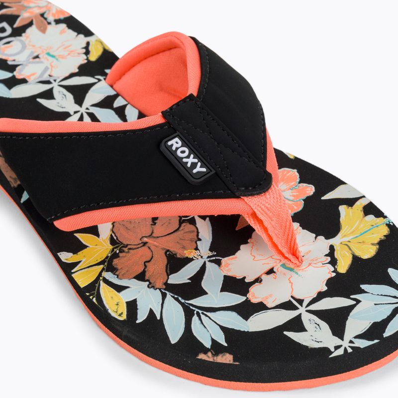 Damen-Flip-Flops ROXY Coastin Print 2021 black print 7