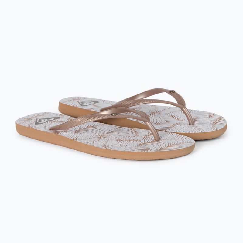 Damen-Flip-Flops ROXY Bermuda Print J 2021 white/tan 5