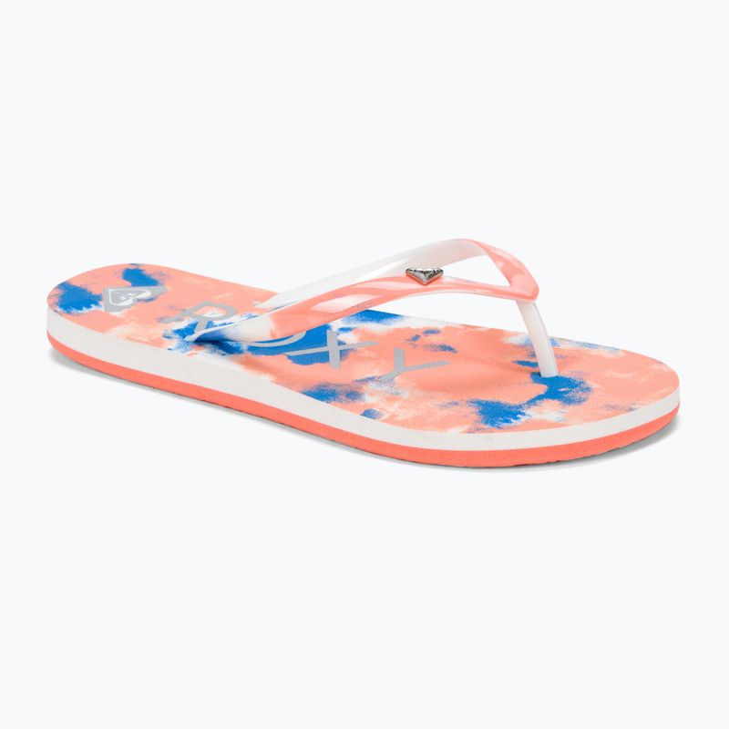 Kinder-Flip-Flops ROXY Pebbles VII 2021 blue coral