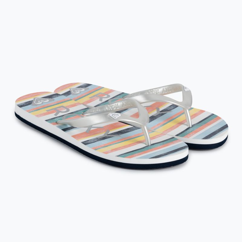 Kinder-Flip-Flops ROXY Tahiti VII 2021 stripe citrus/olmpian blue 5