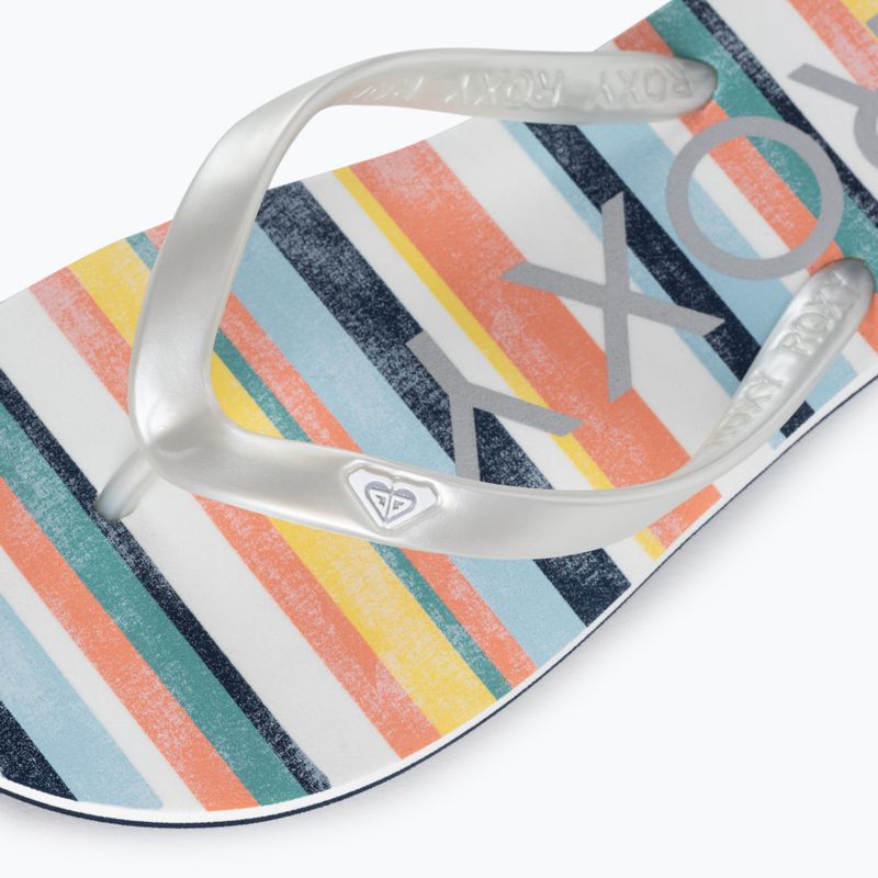 Kinder-Flip-Flops ROXY Tahiti VII 2021 stripe citrus/olmpian blue 7