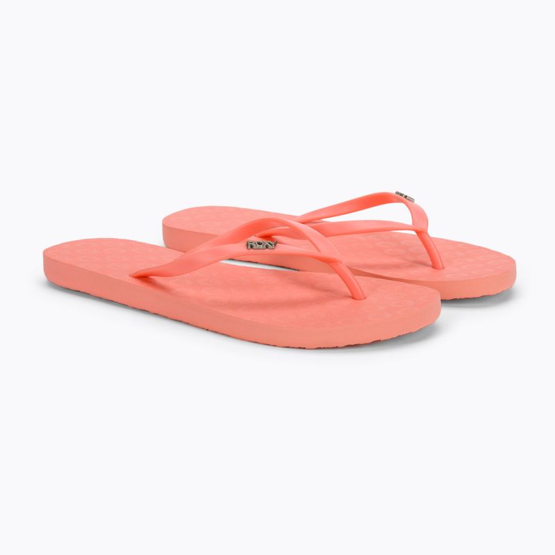 Damen-Flip-Flops ROXY Viva IV 2021 hot coral 5