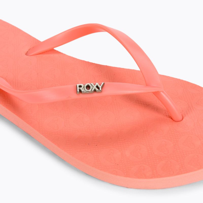 Damen-Flip-Flops ROXY Viva IV 2021 hot coral 7
