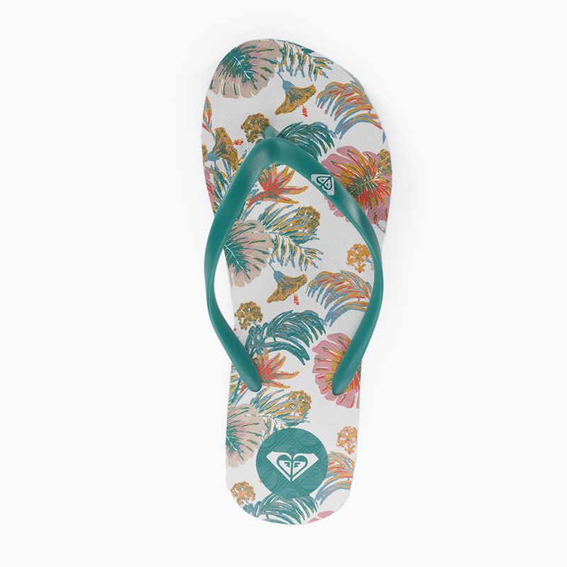 Damen-Flip-Flops ROXY To The Sea X 2021 white/aqua 6
