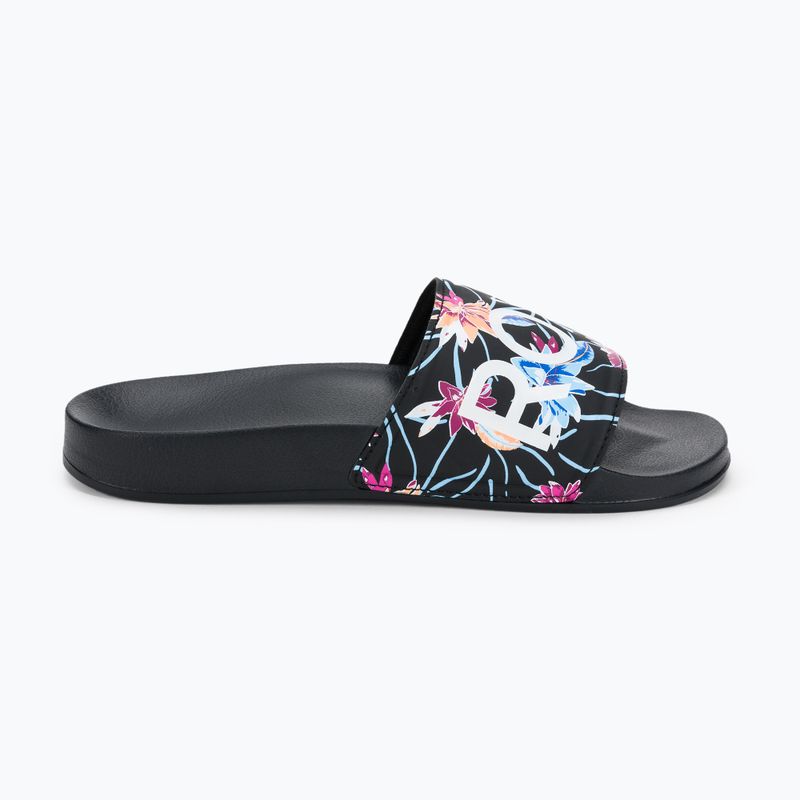 Damen-Flip-Flops ROXY Slippy II 2021 black/azela pink 2