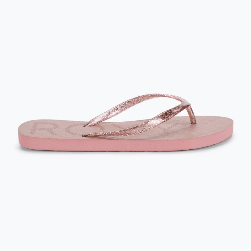 Damen-Flip-Flops ROXY Viva Sparkle 2021 rose gold 2