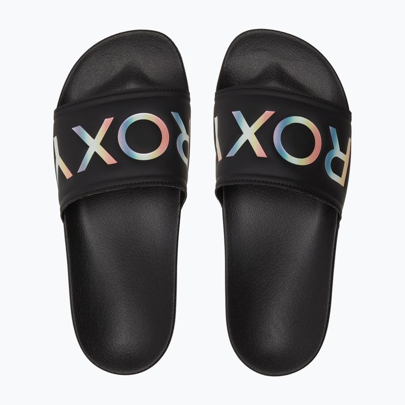 Damen Flip-Flops ROXY Slippy II black geo 3
