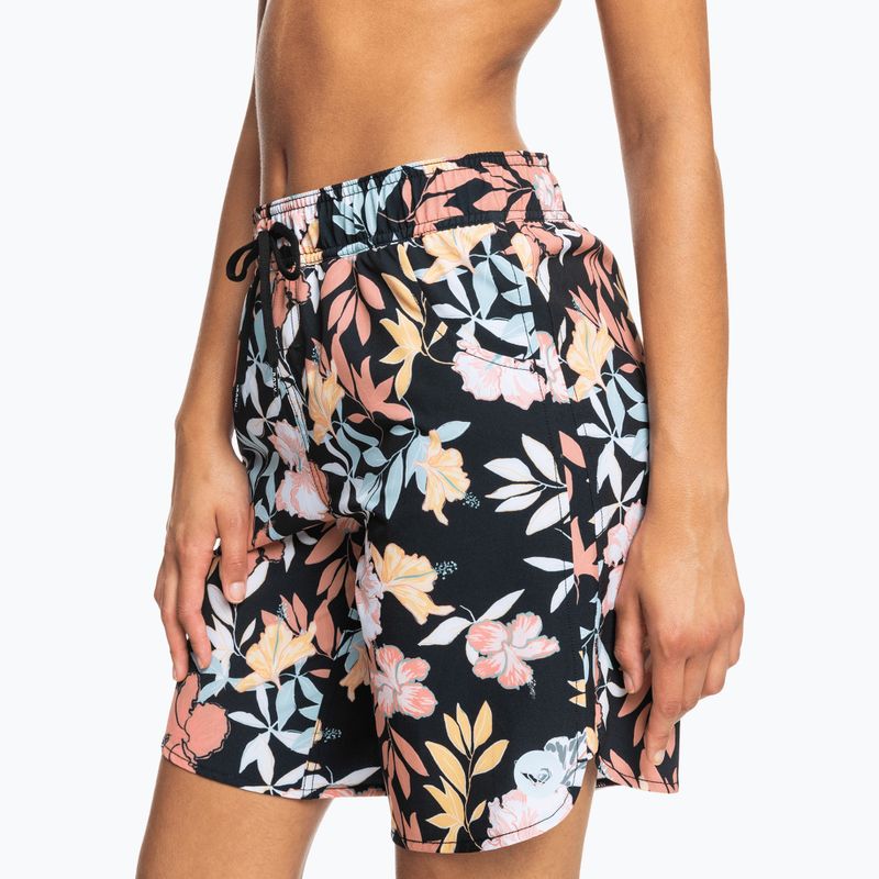 Schwimmshorts für Frauen ROXY Basics 9" 2021 anthracite/island vibes