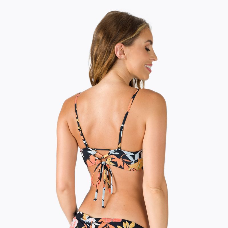 Badeanzug-Oberteil ROXY Beach Classics Moulded Bandeau 2021 anthracite/island vibes 3