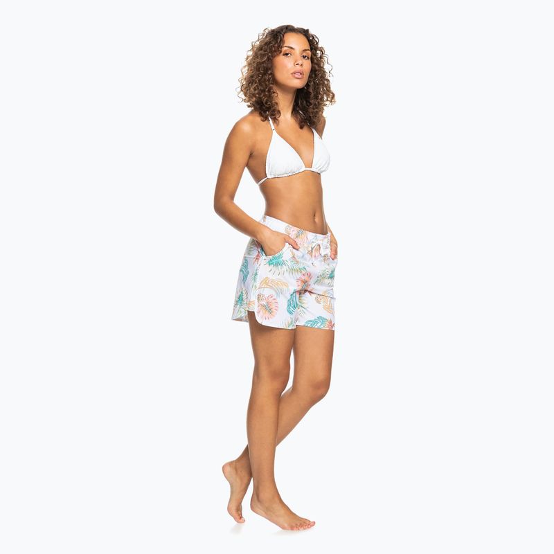 Schwimmshorts für Frauen ROXY Into the Sun 5" 2021 bright white/lilac 6