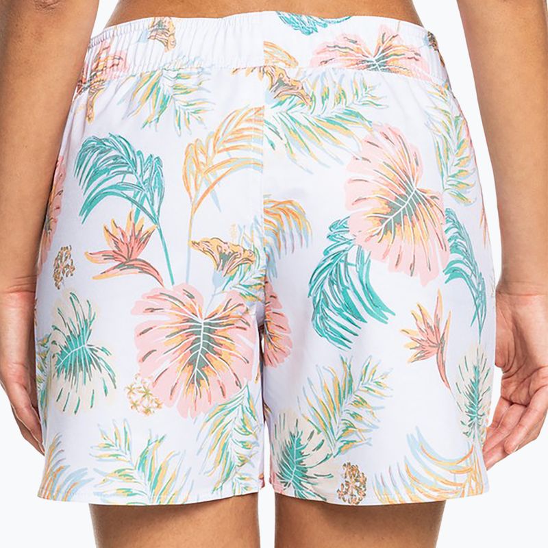 Schwimmshorts für Frauen ROXY Into the Sun 5" 2021 bright white/lilac 7