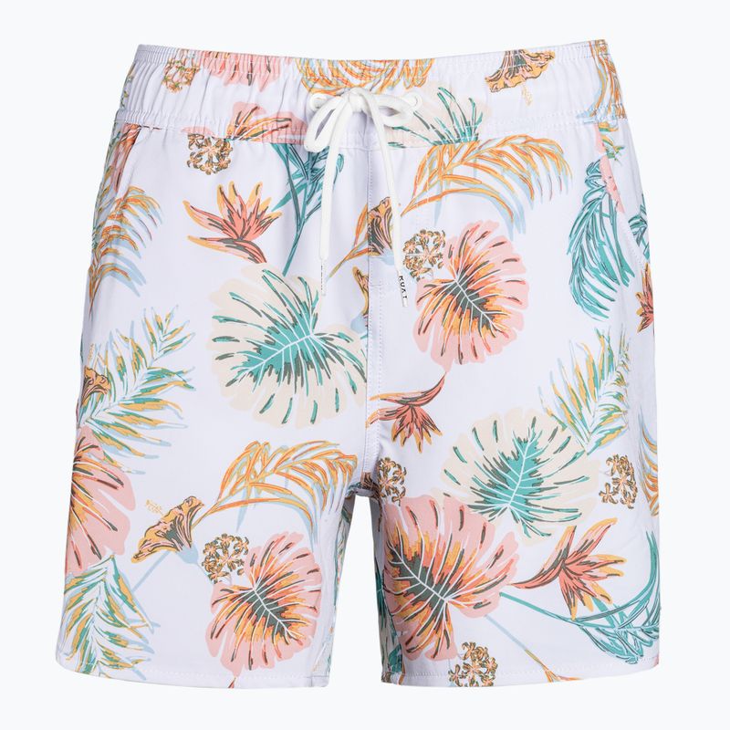 Schwimmshorts für Frauen ROXY Into the Sun 5" 2021 bright white/lilac