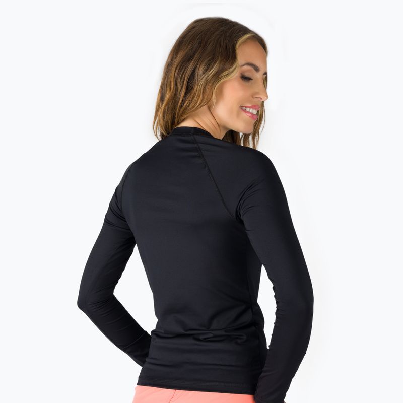 Schwimm-Langarmshirt für Frauen ROXY Whole Hearted 2021 anthracite 3