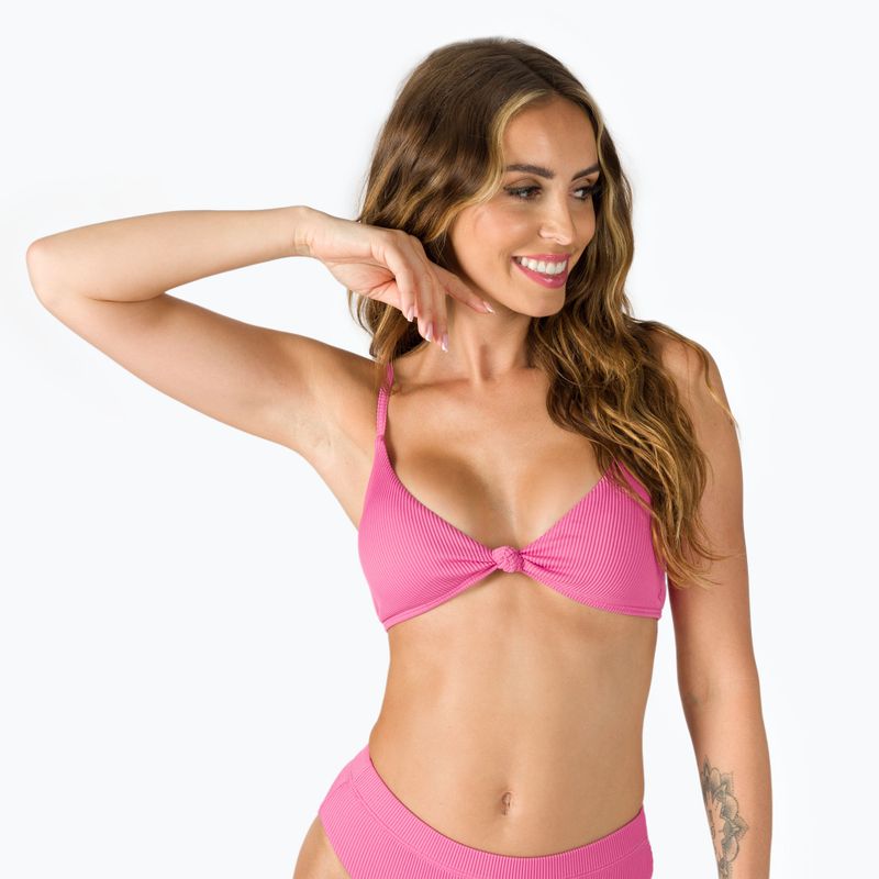 Badeanzug-Oberteil ROXY Love The Surf Knot 2021 pink guava