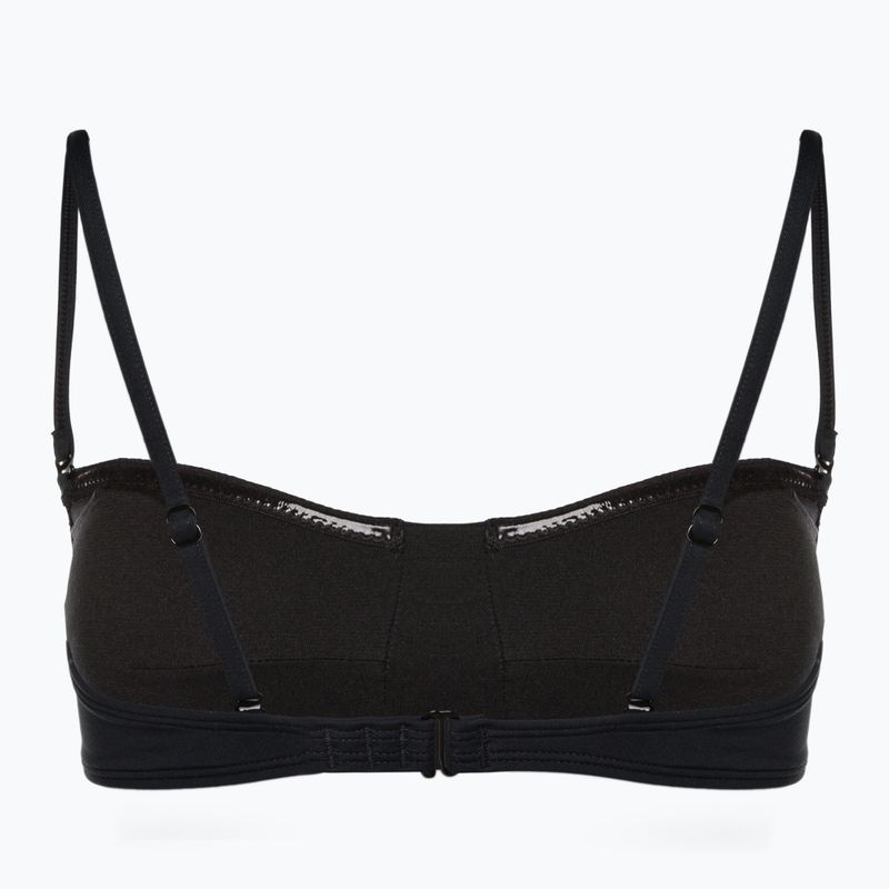 Badeanzug-Oberteil ROXY Beach Classics Bandeau 2021 anthracite 2