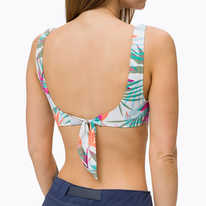 Badeanzug-Oberteil ROXY Beach Classics Elongated Triangle 2021 bright white/floral of paradis 3