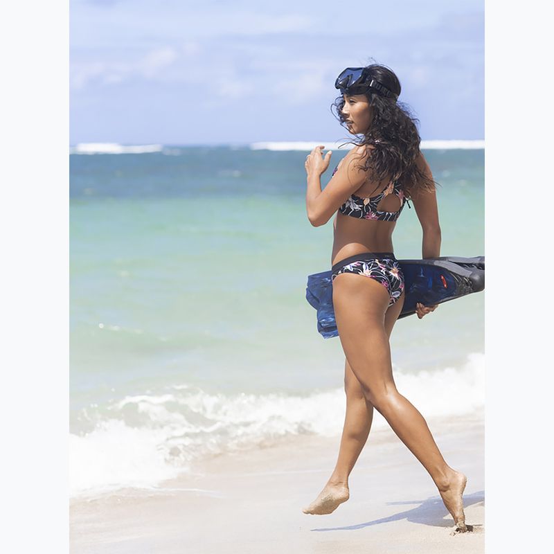 Badeanzugunterteil ROXY Active 2021 anthracite/floral flow