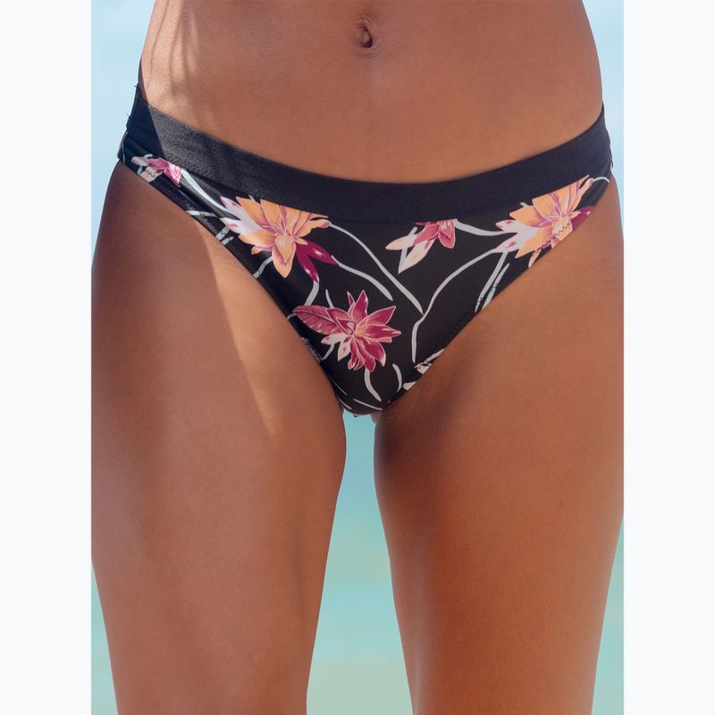 Badeanzugunterteil ROXY Active 2021 anthracite/floral flow