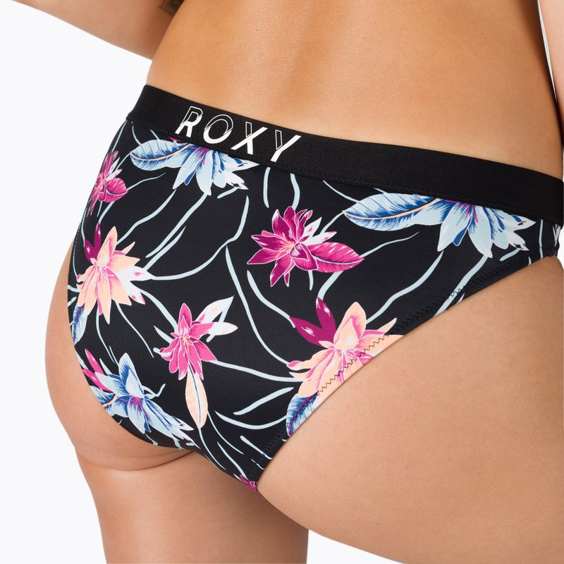 Badeanzugunterteil ROXY Active 2021 anthracite/floral flow
