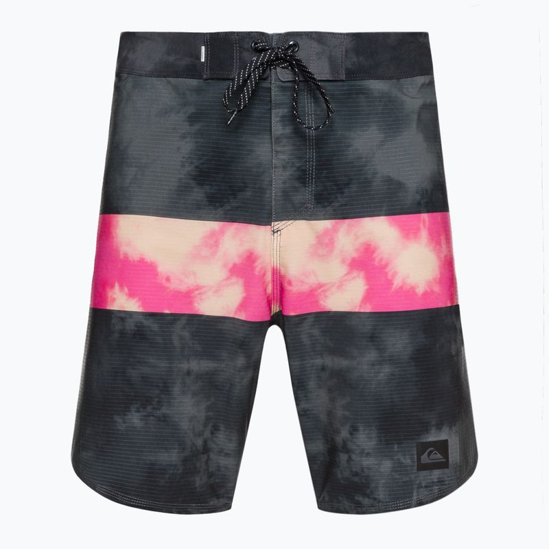 Quiksilver Herren Highlite Arch 19  grau-rosa Schwimmshorts EQYBS04648-MJY6