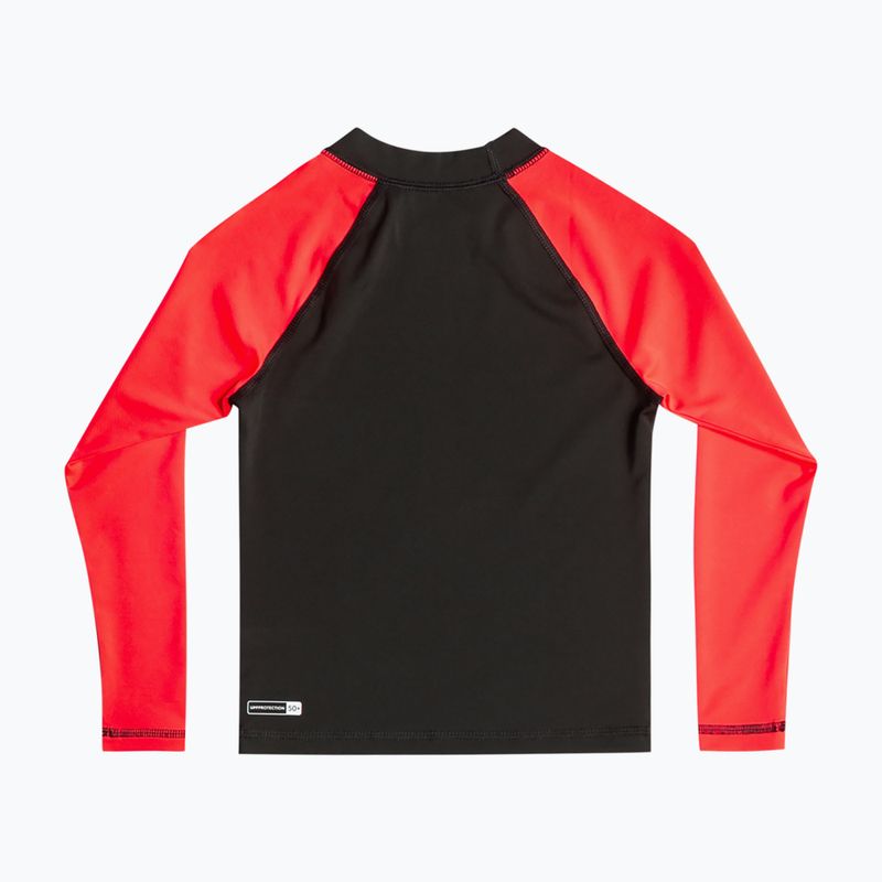 Quiksilver Next Gen Kinder-Schwimm-Shirt feurige Koralle 2