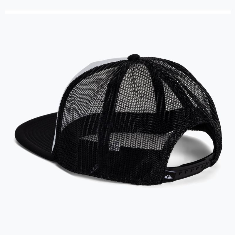 Baseballmütze für Männer Quiksilver Foamslayer white/black 3