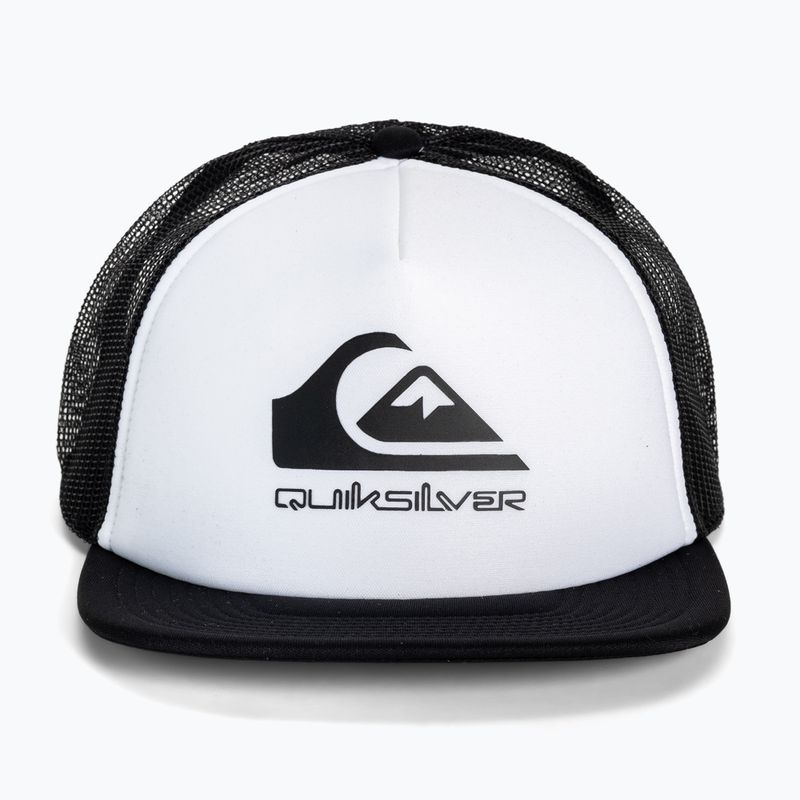 Baseballmütze für Männer Quiksilver Foamslayer white/black 4