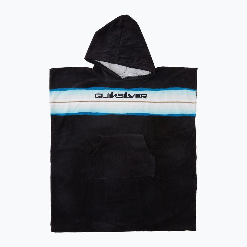 Ponchos für Kinder Quiksilver Hoody Towel black/blue 4