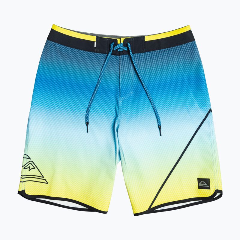 Quiksilver Surfsilk 16  Kinder-Badeshorts blau und gelb EQBBS03616-GDJ6