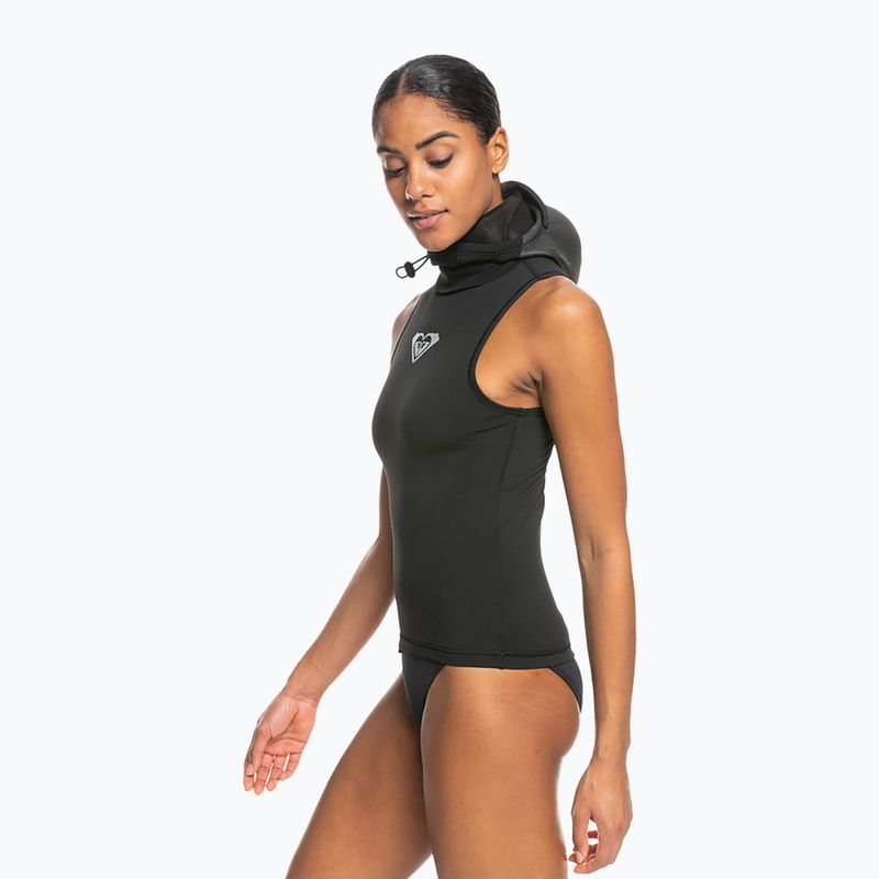 Neoprenwärmer Damen ROXY 2.0 mm Swell Series Hooded Wetsuit Vest true black 7