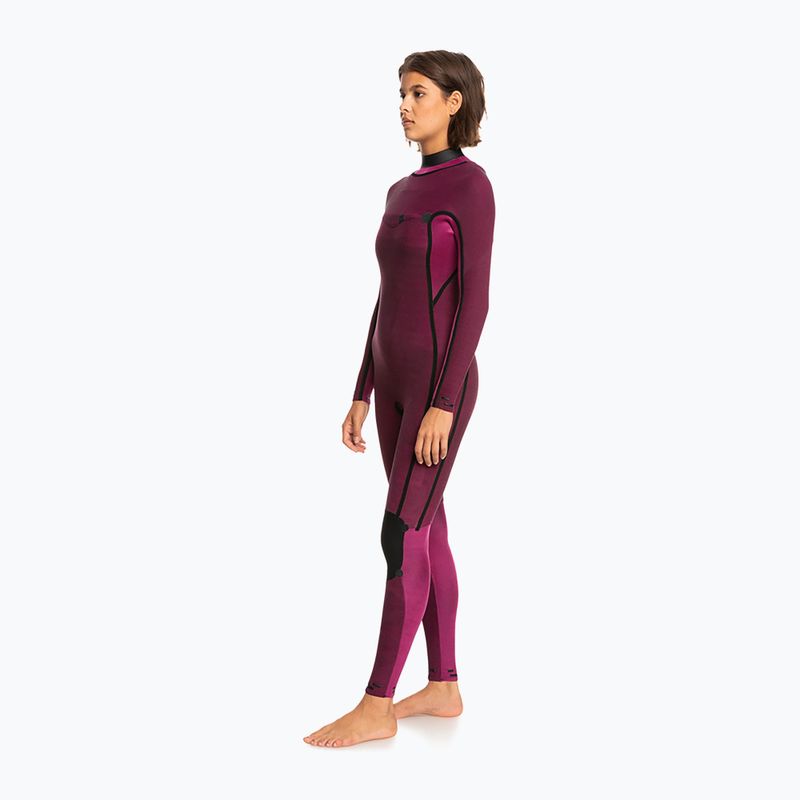 Neoprenanzug für Frauen ROXY 3/2 Elite XT ST Printed FZ GBS 2021 true black/black flowers 6