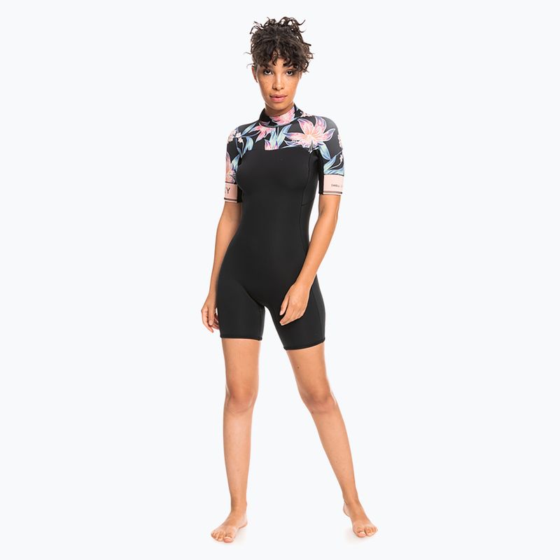 Neoprenanzug für Frauen ROXY 2.0 Swell Series SS BZ QLCK 2021 anthracite paradise found s 2